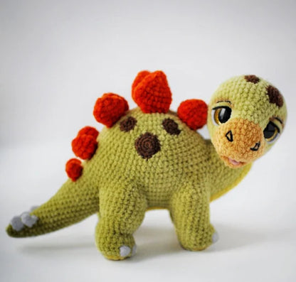 Set 5 in 1, Dinosaur Crochet Pattern, Crochet Animal, Crochet amigurumi, Dinosaur Toy