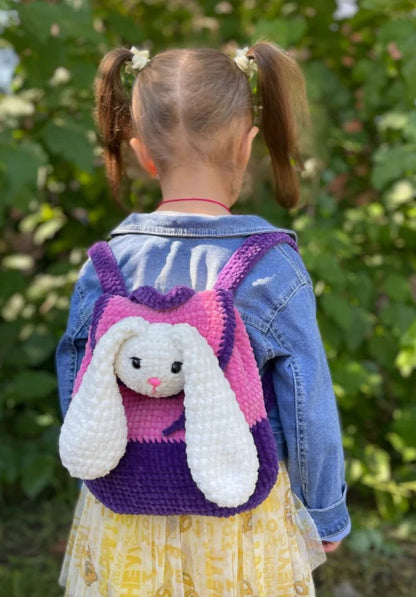 Plush Backpack Dragon, Unicorn, Frog or Bunny