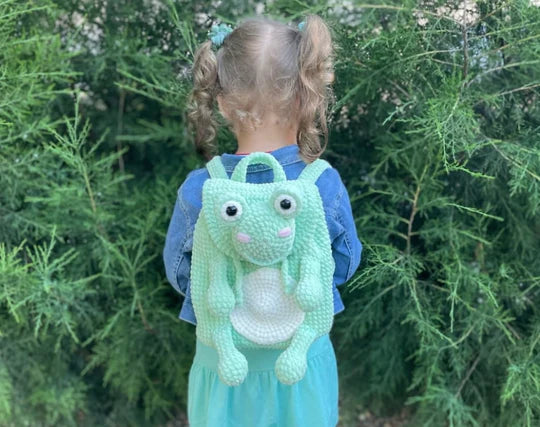 Plush Backpack Dragon, Unicorn, Frog or Bunny