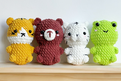 Bundle 7-IN-1 No Sew Crochet Pattern, No Sew Amigurumi Crochet Patterns