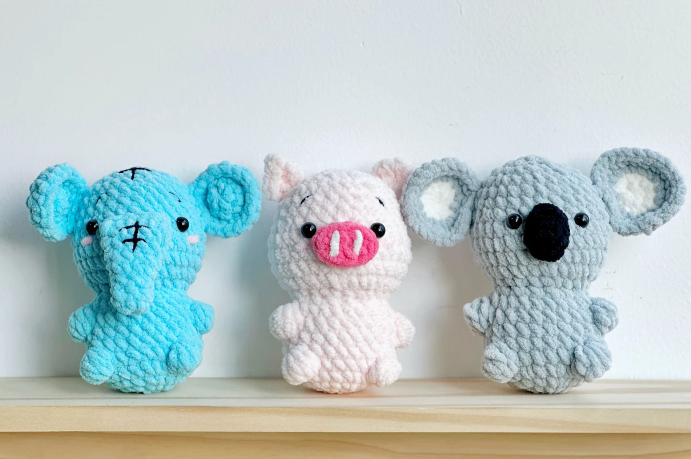 Bundle 7-IN-1 No Sew Crochet Pattern, No Sew Amigurumi Crochet Patterns