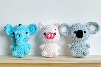 Bundle 7-IN-1 No Sew Crochet Pattern, No Sew Amigurumi Crochet Patterns