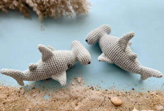 Crochet Sea Animals: Dolphin, Fish, Octopus, Turtle, Blue Whale and Hammer Shark