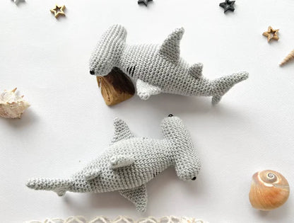 Crochet Sea Animals: Dolphin, Fish, Octopus, Turtle, Blue Whale and Hammer Shark