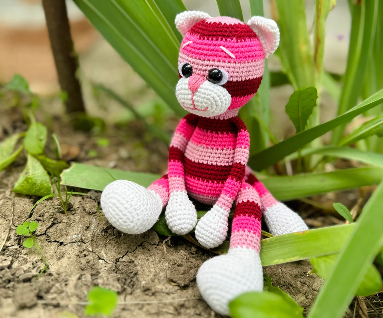 Adorable Crochet Cat